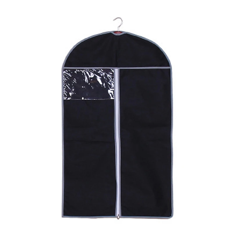 Новейшая одежда Защитные чехлы для костюмов, пылезащитные чехлы для одежды, одежда для дома, Одежда для хранения, одежда, чехол для костюма, Органайзер - Цвет: Black