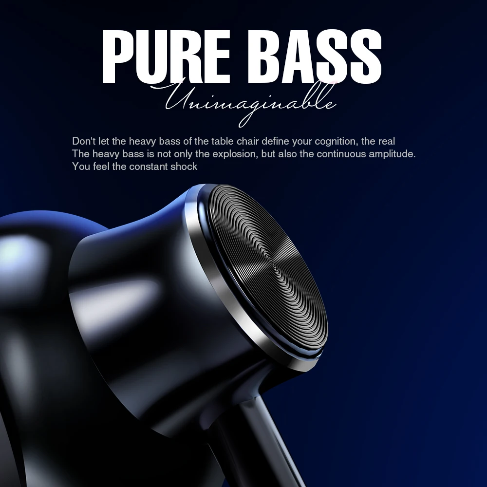 In Ear Wired Earphones Heavy Bass Surround sound Type C Jack With Mic Earpiece Volume Control Stereo Headset
