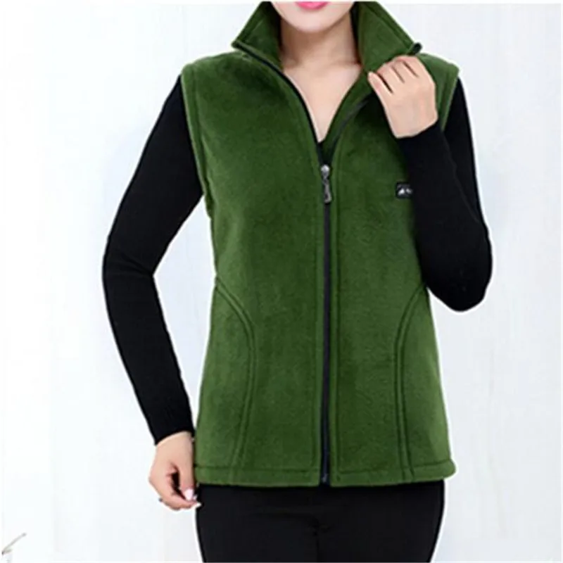 Новые Флисовые женские жилетки на осень в Корейском стиле размера плюс 5XL Куртки