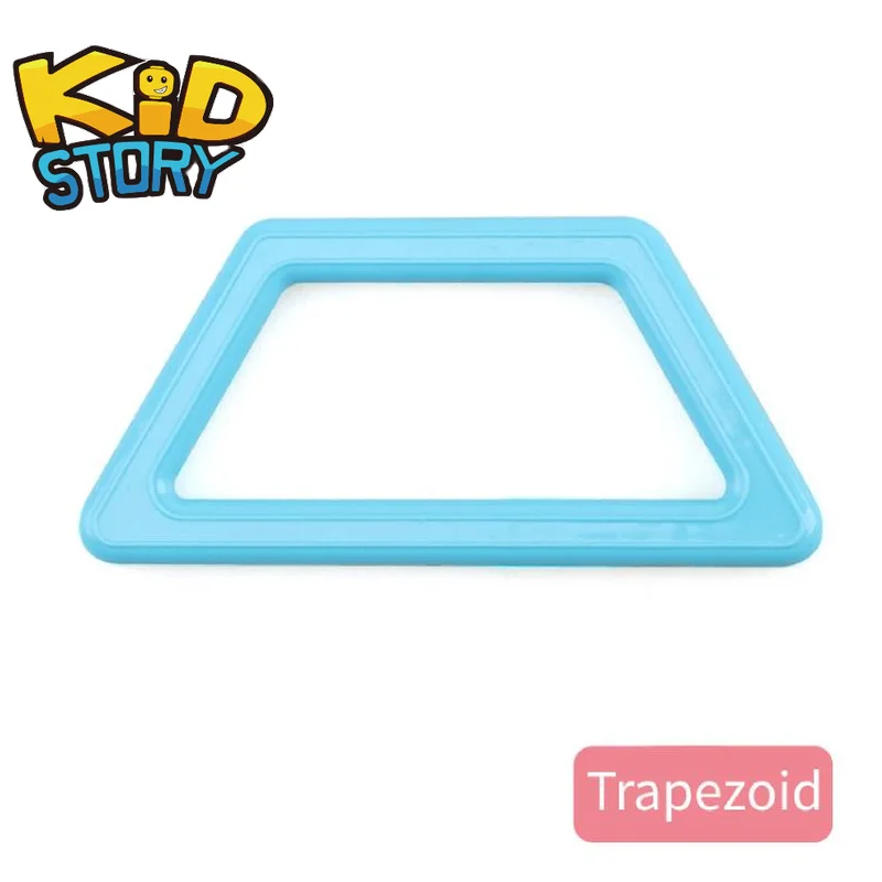 trapezoid Мини-конструктор из одного кирпича, Магнитный конструктор, дизайнерские игрушки, 3D Строительные блоки для раннего обучения, DIY Кирпичи для детей, магнитные плитки - Цвет: trapezoid