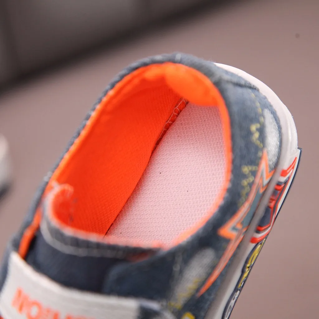 SAGACE Denim Canvas Casual Shoes For Girl Boy Kids Sneakers Autumn Winter Shoes For Infant Kids Casual Toddler Girls Boys Shoes