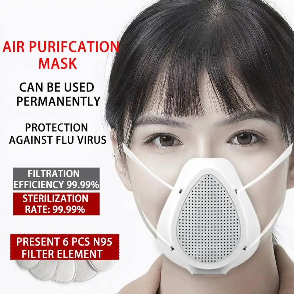 

PM 2.5 Anti Formaldehyde Respiratory Fliters Replaceable Electric Mouth Mask