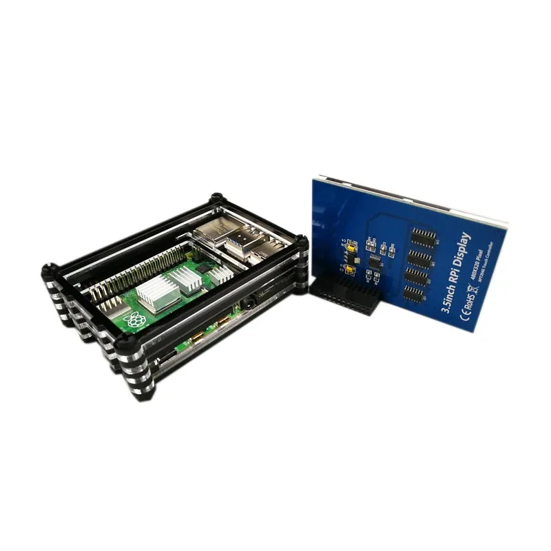 3,5 дюймов Raspberry Pi 4 Модель B сенсорный экран 480*320 ЖК-дисплей+ стилус+ акриловый корпус для Raspberry Pi 4B