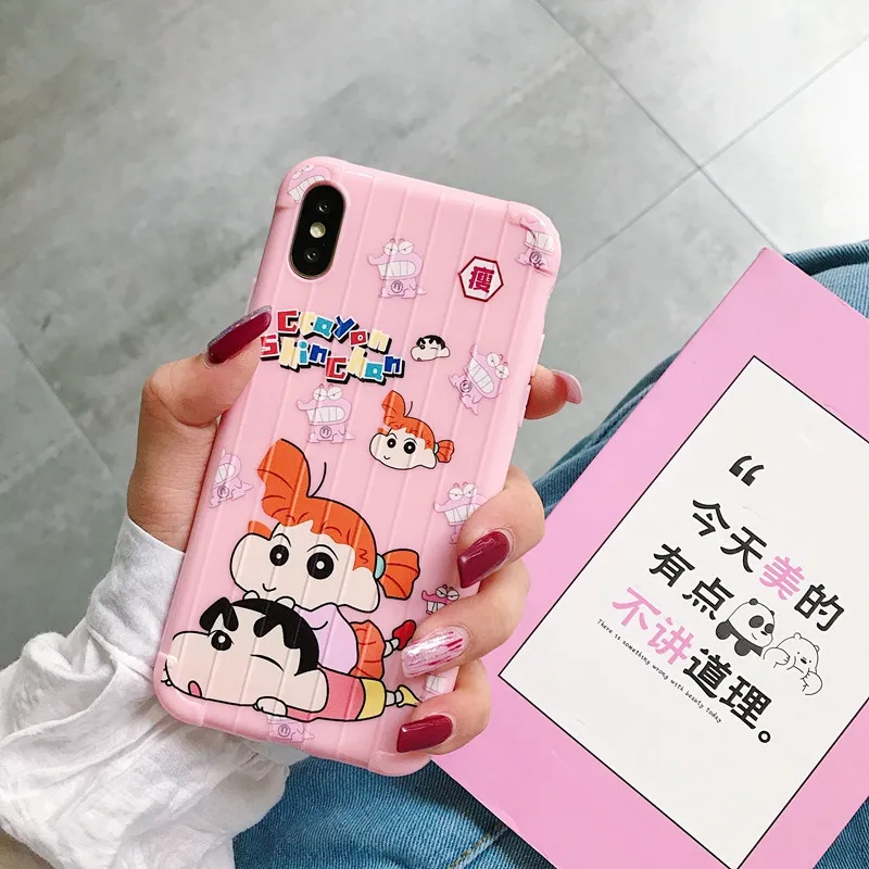 Trunk Phone With Cases Cute Cartoon For Vivo Y81 Y83 V9 Y85 Z1 Y93 Y71 X21 V7 Y75 Y97 Stripes Cover Suitcase Soft Silicone | Мобильные