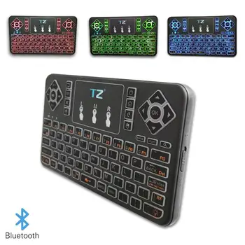 

Q9s Mini Wireless Keyboard Colorful Cool Bluetooth Backlit with Touchpad Q9 Air Mouse Remote Control For Android TV Box Tablet