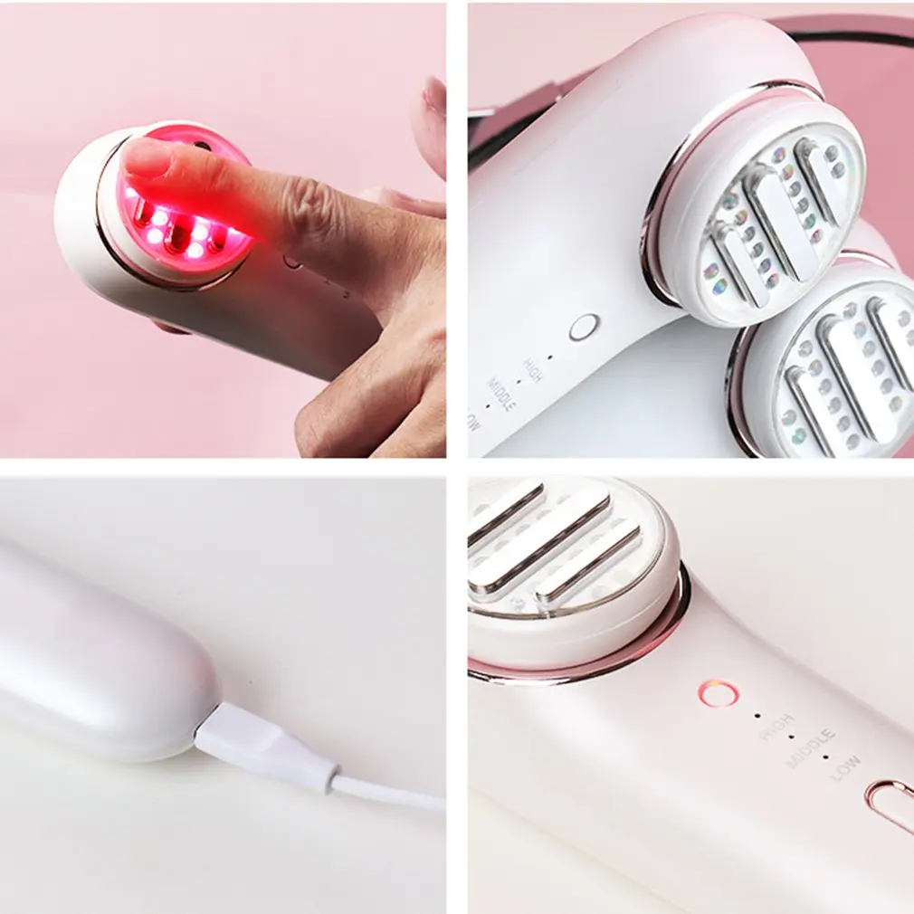 Radio Frequency Facial Rejuvenation RF Anti Aging Skin Lifting Beauty Instrument Home Use Portable RF Facial 2