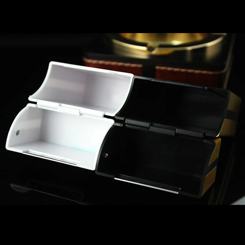 Чехол для сигарет из алюминиевого сплава 1 шт. Контейнер Для Хранения Сигар Карманный ящик аксессуары для курения мужские подарочные коробки для сигарет