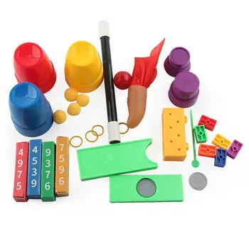 

Kuulee Magic Tricks Set,Magician Show Up Kids Props Toy for Kids with Toy magic props plastic Contains instructions for teaching
