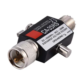 

CA 35RS Full Protection Antenna Arrester Coaxial Outdoor Low Loss Surge Protector Accessories UHF Connector Two Way Radio