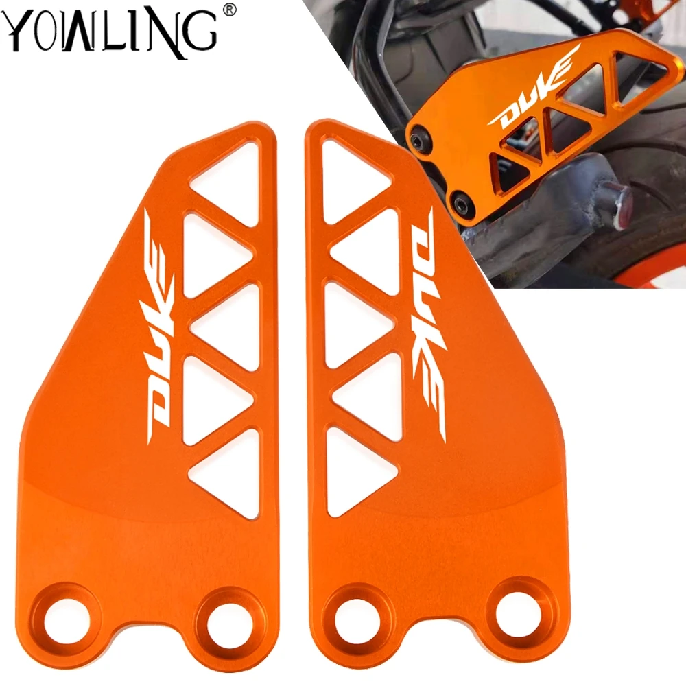 

Motorcycle Accessories Rear set Heel Plates Cover Guard Protector FootPeg Footrest FOR KTM 125 250 390 Duke 2017 2018 2019