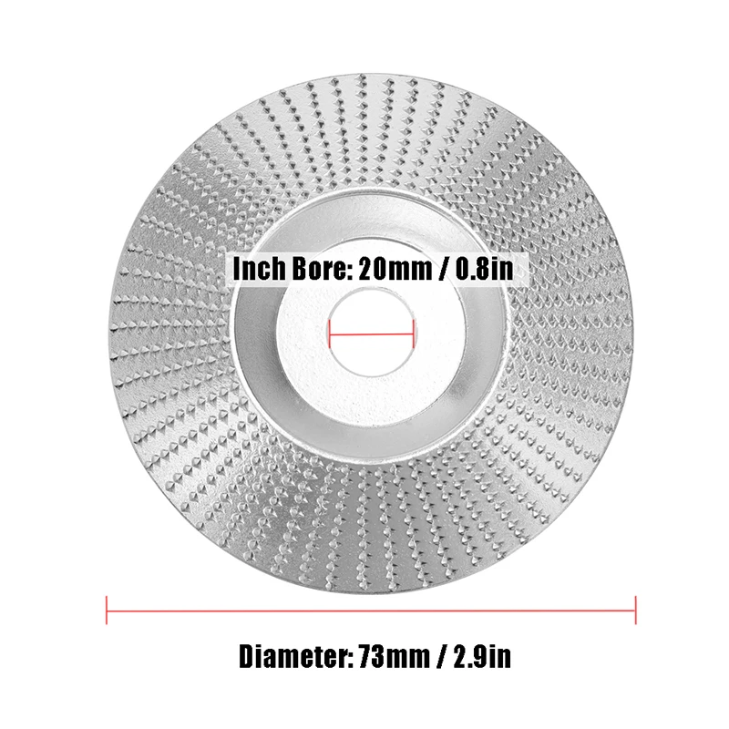 

73*20MM 2.9" Wood Grinding Wheel Sanding Carving Disc Rotary Tool Abrasive angle grinder accessories herramientas tools