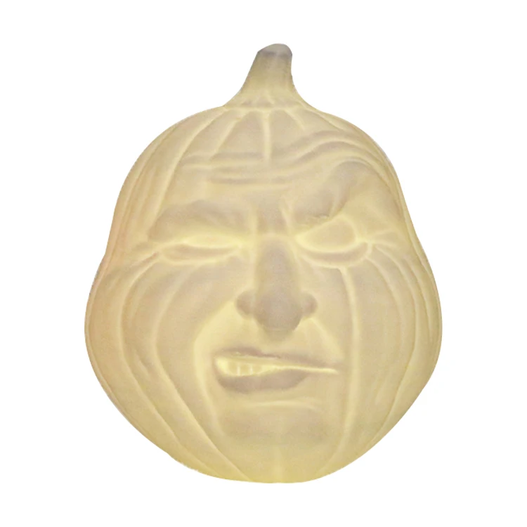 

Hot XD-Remote Controller USB Rechargeable Table Lamps for Bedroom LED Magical Face Shape Pumpkin Light Home Halloween Decoration