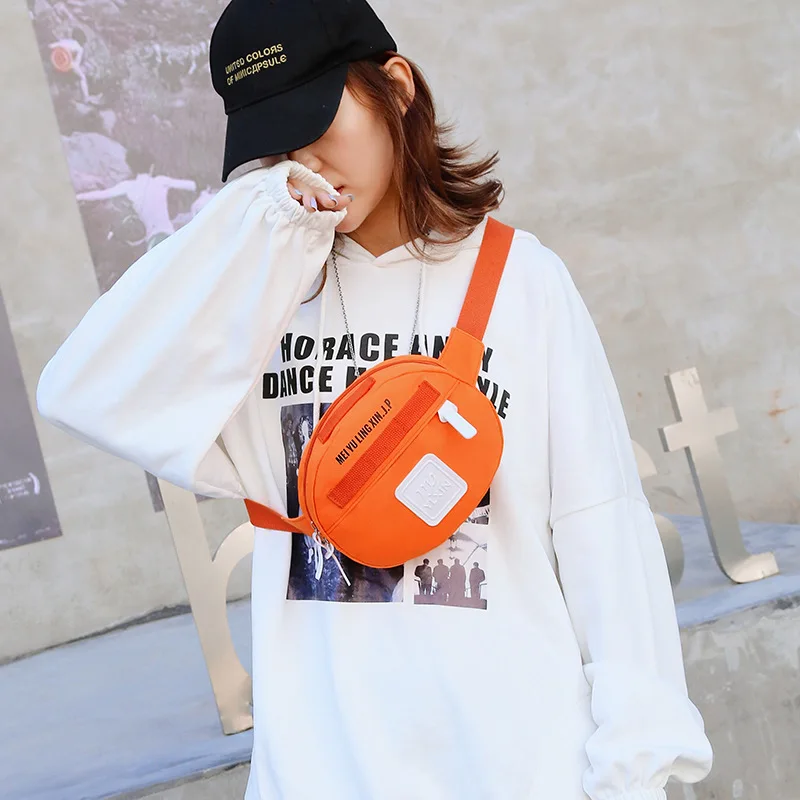 

Nylon Bag Women's 2019 New Style Fashion Korean Versatile Chest Bag Fashion Hong Kong Style GIRL'S Shoulder Bag