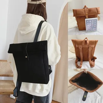 

backpack Large capacity Fashion Shoulders bagpack Women Suede Shoulder Bag Backpack Student Messenger School Bag Travel Bag