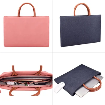 

Laptop Handbag Sleeve Case Protective Shoulder Bag Notebook Carrying Case for 13 14 15.6 Inch Macbook Air ASUS Acer Lenovo Dell