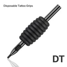 Клеймо Профессиональные алмазные наконечники одноразовые татуировки ручка 25 мм диаметр ручки удобные Ощущения Силиконовые трубки 20 шт G501DT