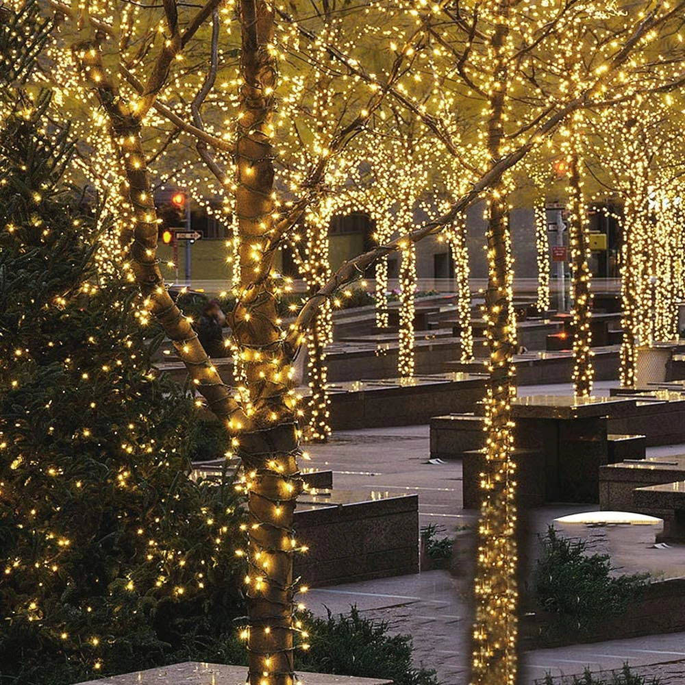 

Christmas LED Fairy Lights 20M-100M 8 Lighting Modes LED String Lights Home Outdoor Garden Decoration For Wedding Party Holiday