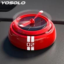 YOSOLO Солнечный вращающийся Автомобильный Освежитель Воздуха орнамент твердый аромадиффузор душистых веществ автомобильный ароматизатор украшение приборной панели автостайлинг