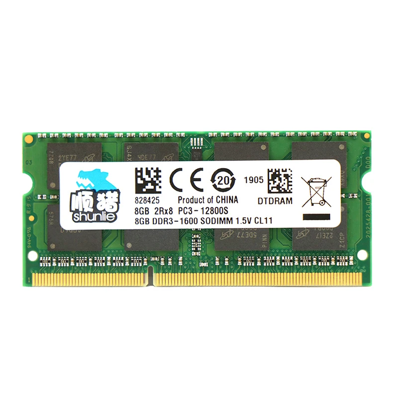 DDR3 4 ГБ 8 ГБ 1066 МГц 1333 МГц 1600 МГц ноутбук SO-DIMM 1,5 в 1,35 в Ram Микрон чип памяти