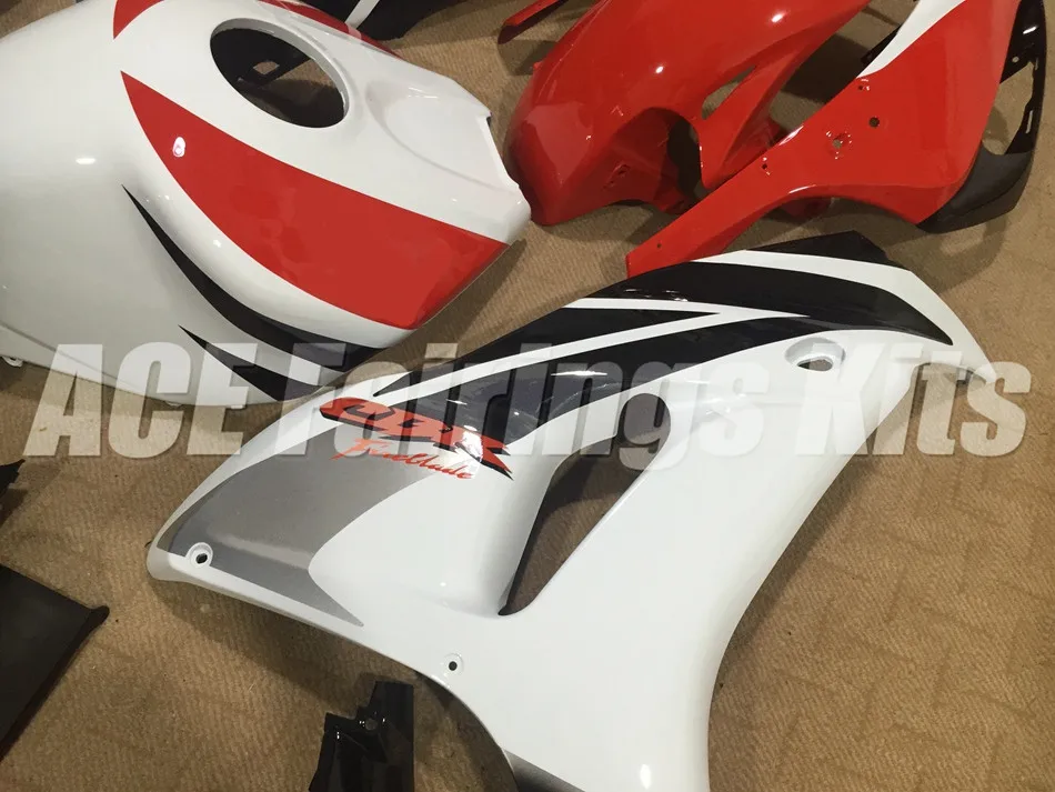 Топ(литье под давлением) ABS полный обтекатель комплект Подходит для Honda CBR1000RR 06 07 2006 2007 1000RR Обтекатели набор красный черный белый
