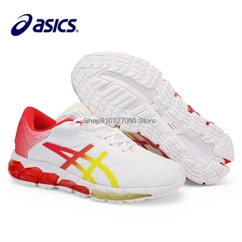 

Asics GEL-QUANTUM 360 5 Second Generation Ladies Cushioning Running Shoes Size 35.5--39 Female White Red Yellow