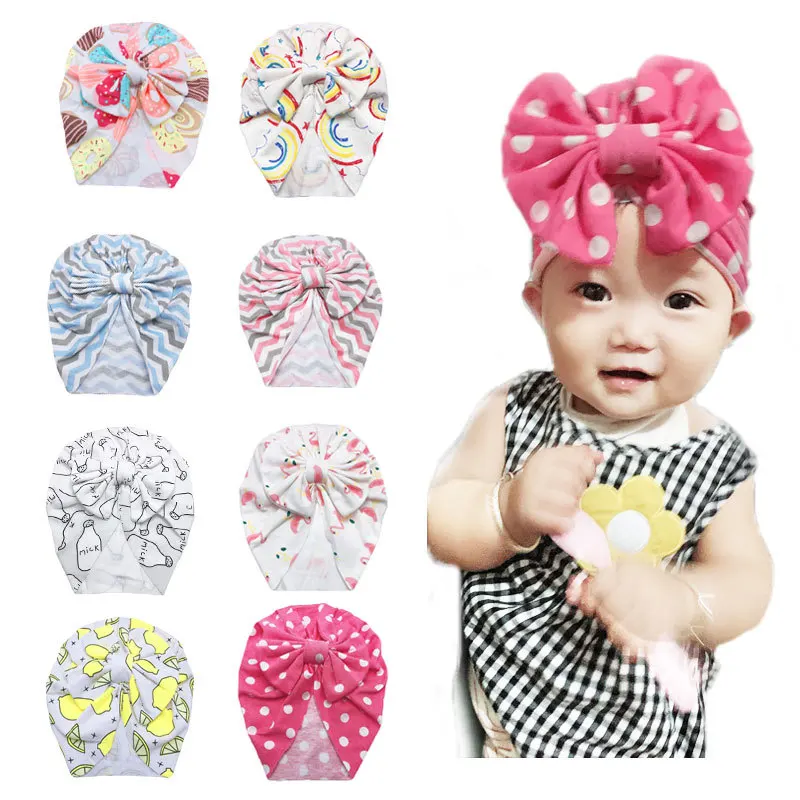 Baby Headband Cotton baby hat Infant Turban Knot Headbands Accessories Faixa Cabelo Para Bebe Head Wrap Headwear For Girls