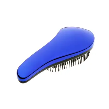 

1pcs Anti-static Hair Brush Comb Styling Tools Shower Electroplate Detangling Massage Combs for Salon Styling Women Girls Hair