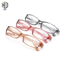 Ультралегкие очки для чтения в полоску с прозрачными наклонениями, увеличительные очки для дальнозоркости, очки Oculos Gafas для женщин и мужчин