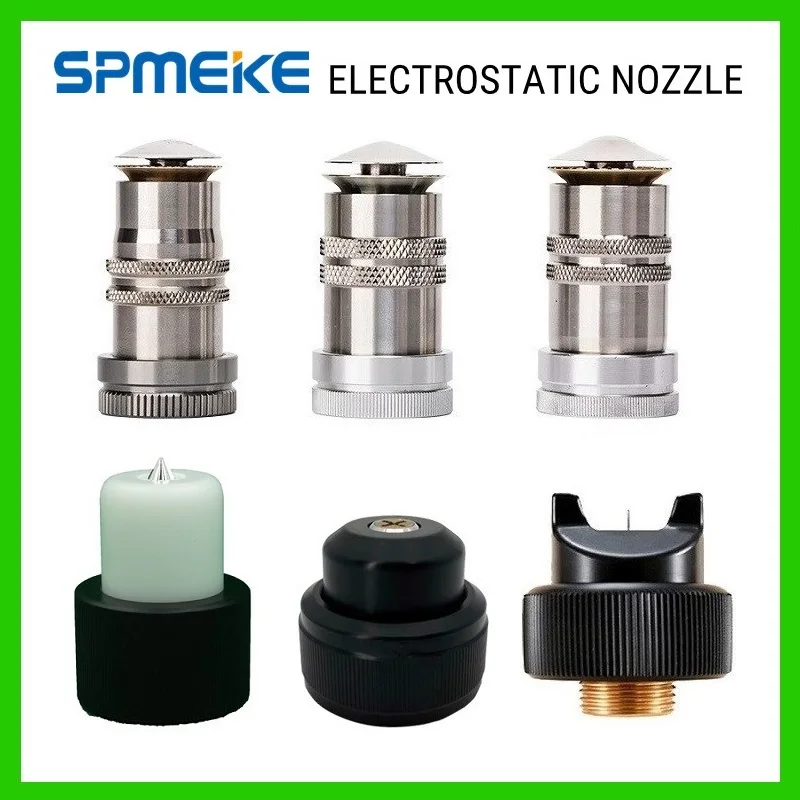 

SPMEKE Universal Electrostatic Flat/Toothed/Fan Nozzle For Hand-held/Automatic Liquid Electrostatic Spray Gun