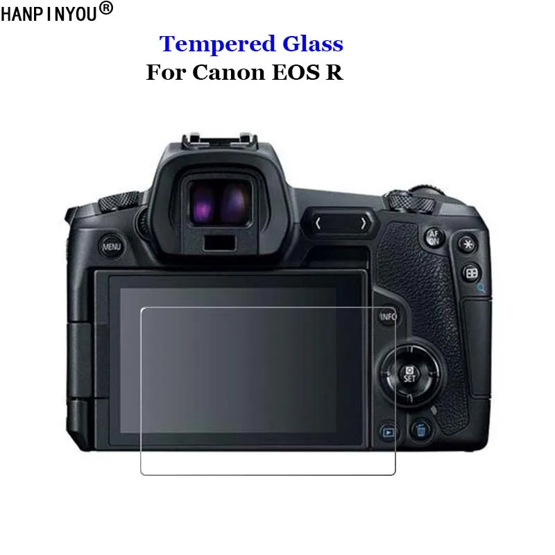 Закаленное стекло для камеры Canon EOS R EOSR с защитой от царапин 9H 2.5D Защитная пленка