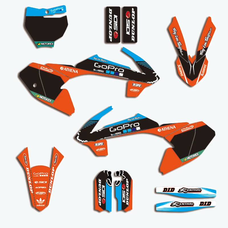 

SX65 2016-2020 Customized Team Graphics & Backgrounds Sticker Kit Decal For KTM SX 65 2016 2017 2018 2019 2020