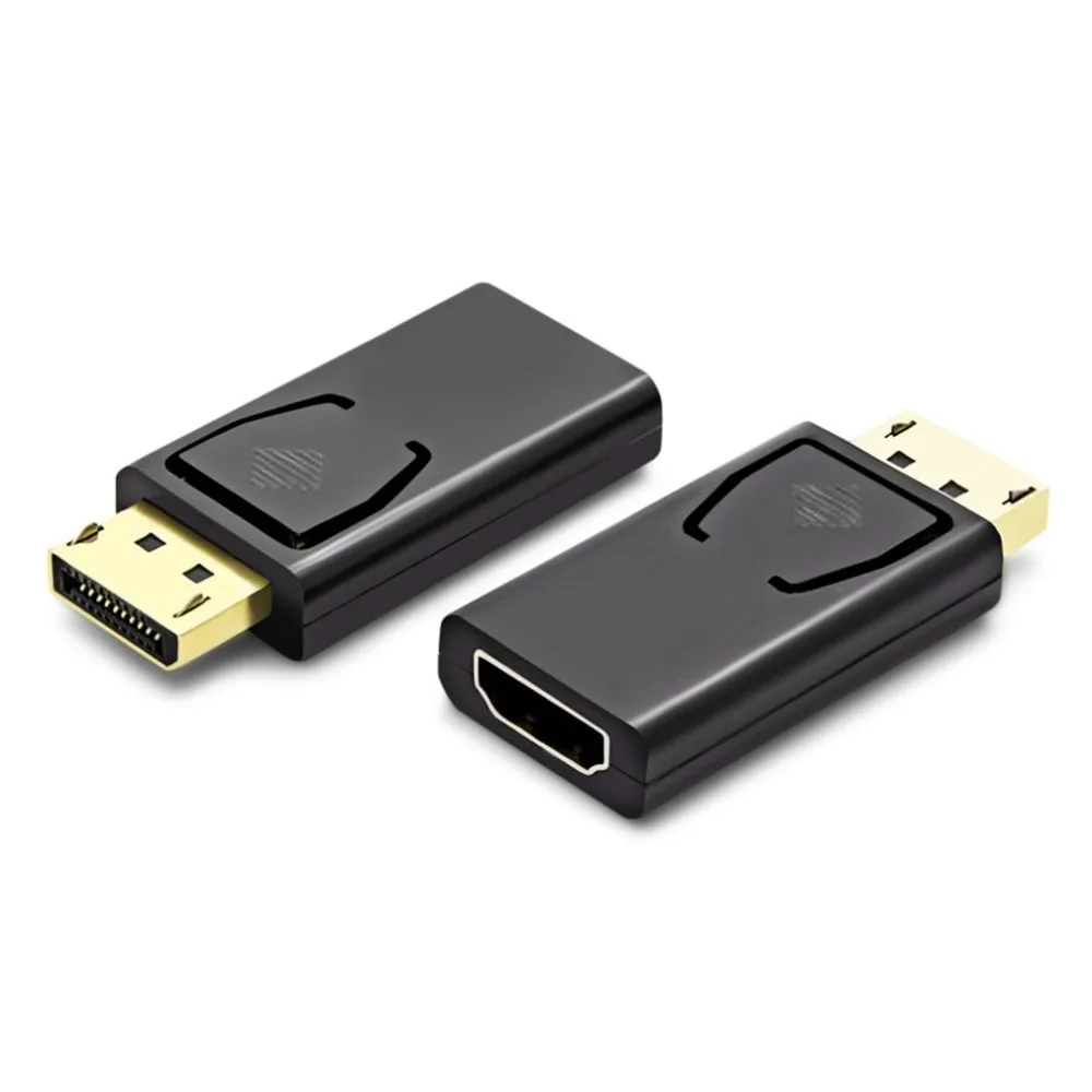 Onleny Mini display port папа-папа HDMI конвертер 1080P Адаптер DP к HDMI позолоченный штекер ABS корпус Поддержка горячий штекер