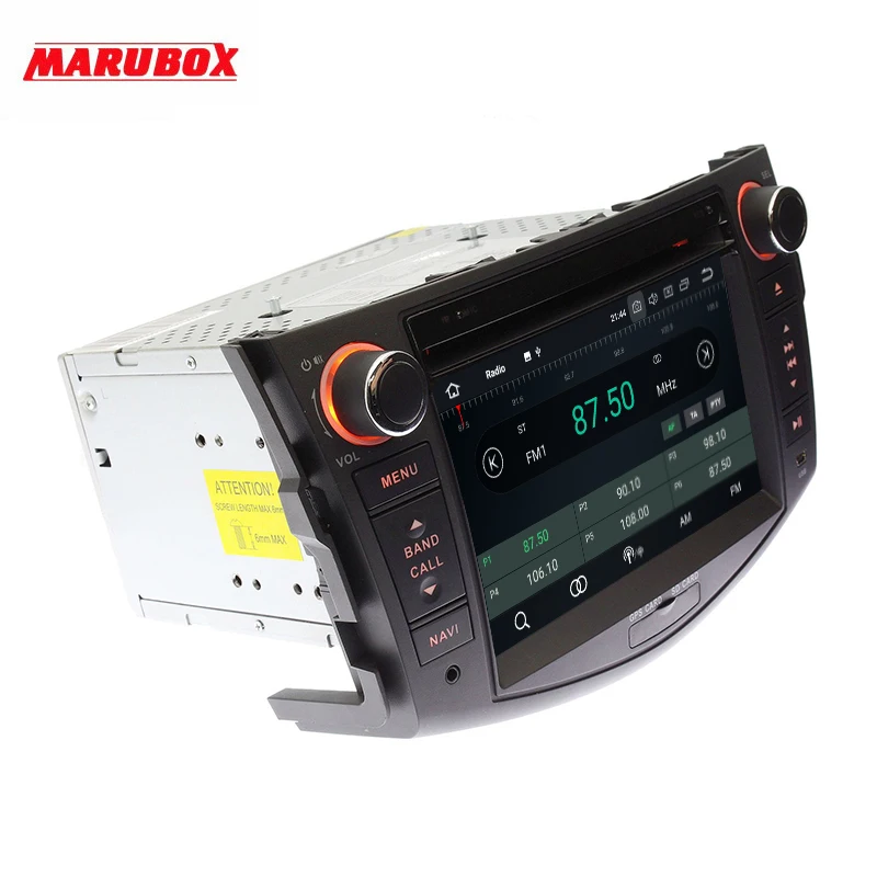 Marubox 7A106PX5 DSP, 64 ГБ Автомобильный мультимедийный плеер для Toyota RAV4 2005-2013," ips экран, Android 9,0 DVD, 2 Din gps навигация