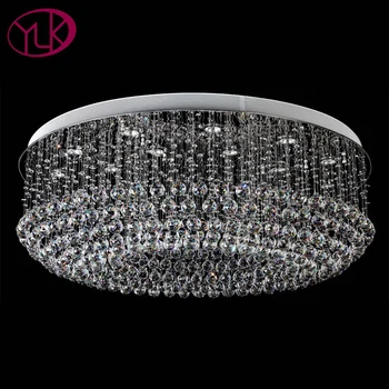 

New Modern Crystal Chandelier For Ceiling Luxury Round Lamp Hanging Lighting Living Dining Room Bedroom Lobby Cristal Lights