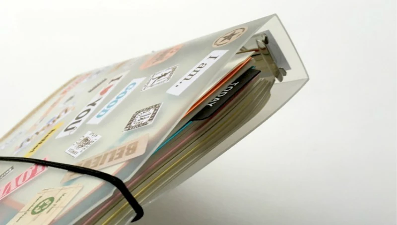 A5 Закладка в виде листьев линейка DIY свободный блокнот со съемными листами A6 шаблоны дизайна для квилтинга kawaii аксессуары гибкие линейки