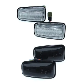 

2Pcs/Pair Dynamic Flowing LED Side Marker Light Front Rear Turn Signal Blinker Repeater Lamp for Peugeot 306/106II