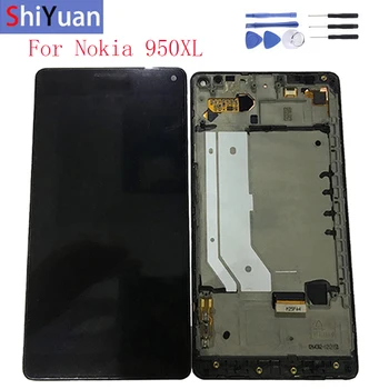 

5.7 inch Original LCD Display Digitizer Touch Screen For Nokia Lumia 950XL RM-1116 LCD With Frame Assembly Replacement Parts