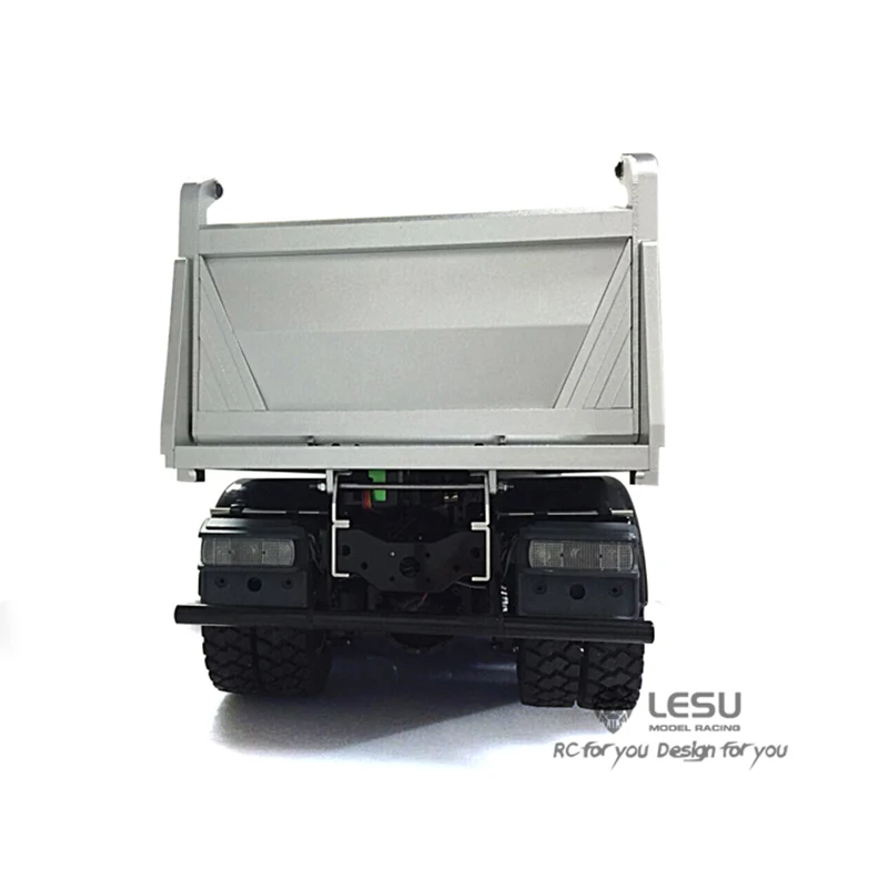 1/14 LESU Scania 6x6 металлический гидравлический самосвал RC грузовик блокировка дифференциала
