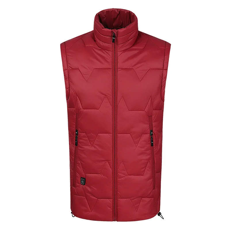

Outdoor Warmer Vest Heating Coat Temp Control US Electric Rechargeable Jacket