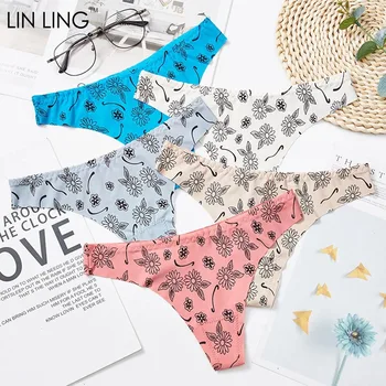 

Cute Small Thong Seamless underwear women G-string Girl Panties Low-Rise T-back Lingerie Seamless High-Style