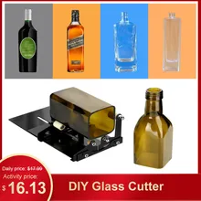 DIY стеклянный резак для резки бутылок металлический держатель для бутылок режущий инструмент обновление стеклянных скульптур резец набор инструментов