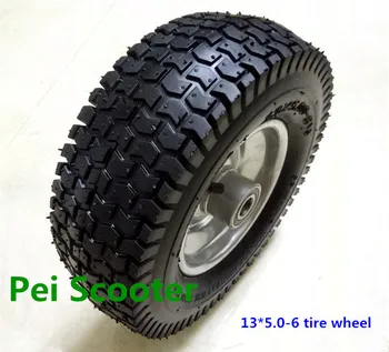 

13 inch 13inch 13X5.0-6 wide tyre double axle wheel phub-13FW