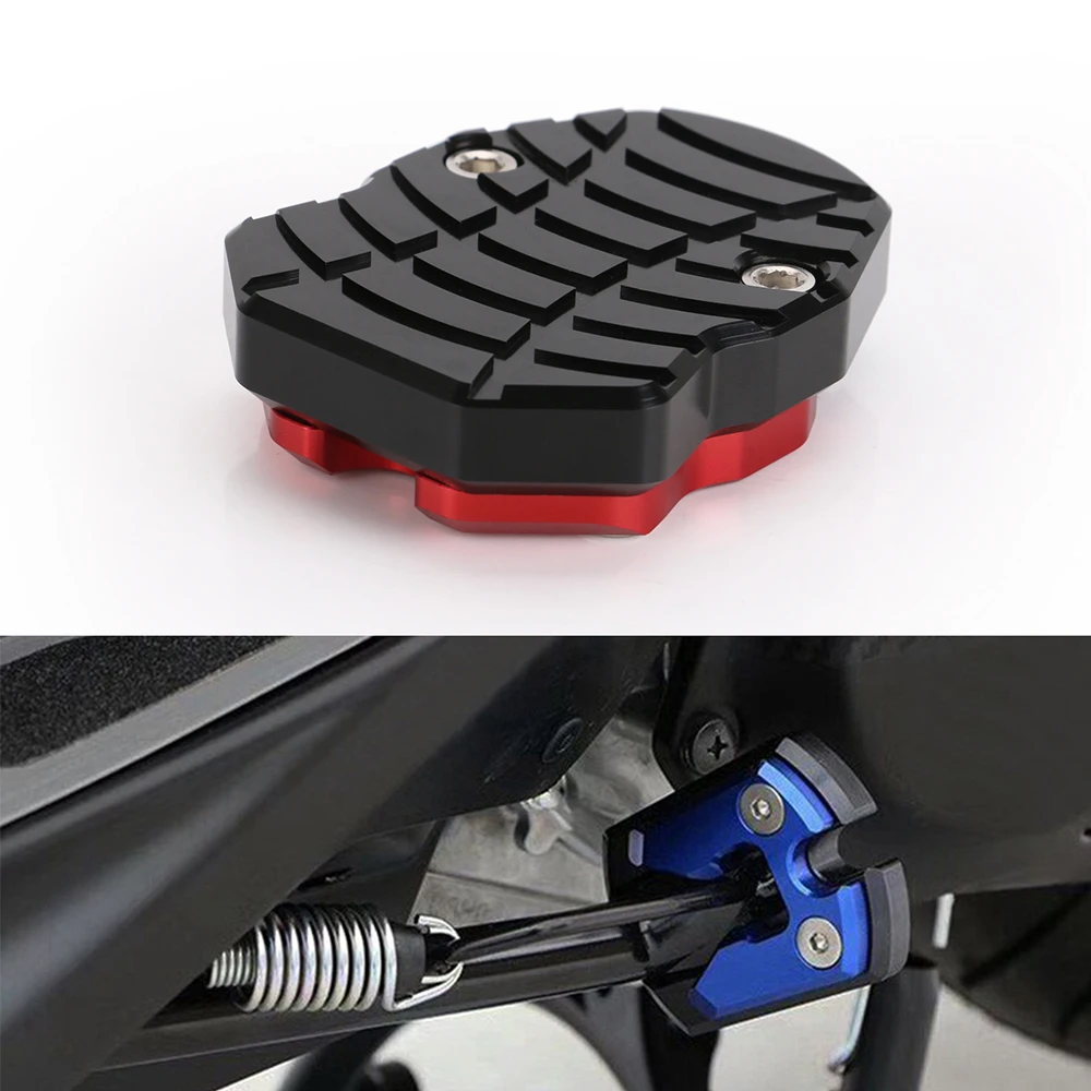 Мотоцикл подножка сторона подставка удлинитель подставка опорная пластина для Yamaha Nmax155- XMAX 300 4