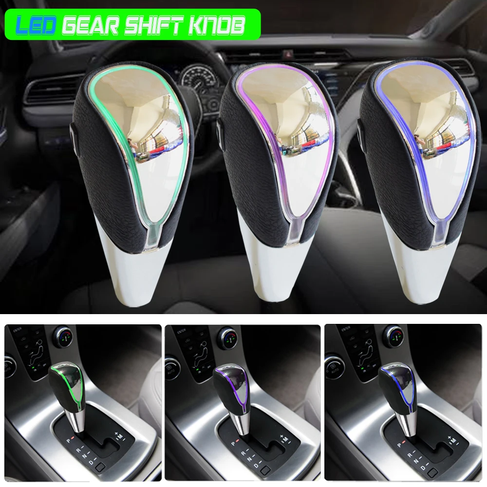 

Auto Touch Sensor LED Light discolor Gear Shift Knob Lever For Lexus ES350/GS450h Toyota Camry Corolla RAV4 Scion Car Styling