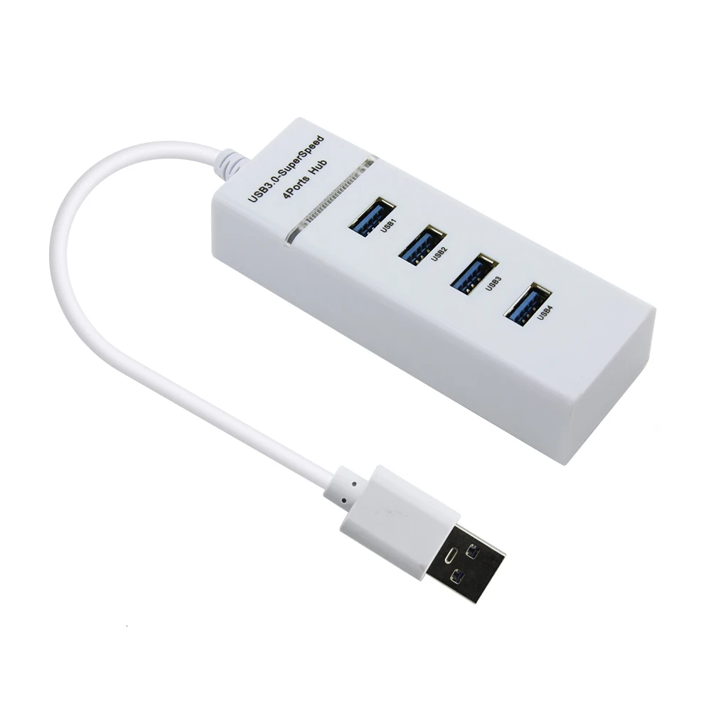 CHYI Супер Скоростной Usb 3,0 концентратор 4 порта комбинированный микро-разветвитель мульти в одном Usb3.0 Hab 5 Гбит/с мини-ПК Аксессуары для компьютера Macbook
