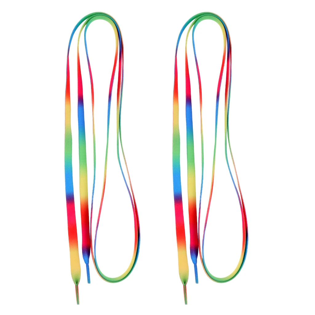 1 Pair Roller Skates Knitted Shoelace Strings Accessories for Hockey and Ice Skates Boots