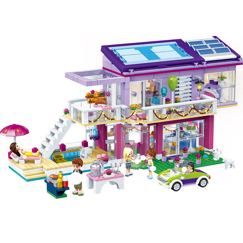 GUDI Friends серия City Princess модные вечерние строительные блоки подарки игрушки модель