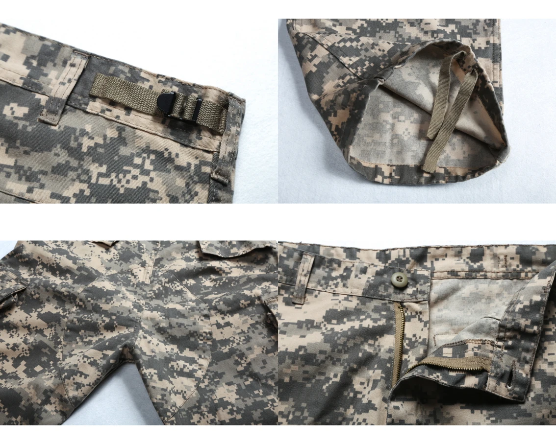  Mens Combat Military Tactical Cargo Pants Multi Pockets Casual Work Durable Cargo Pants