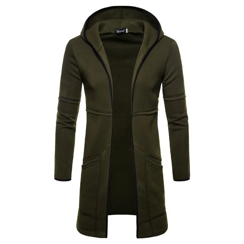 

Assassin's New Hoodies Men Black Creed Cardigan Longer Hoodie Hooded Mantle Hip Hop Clothing Cloak Hoodie Outerwear Streetwear