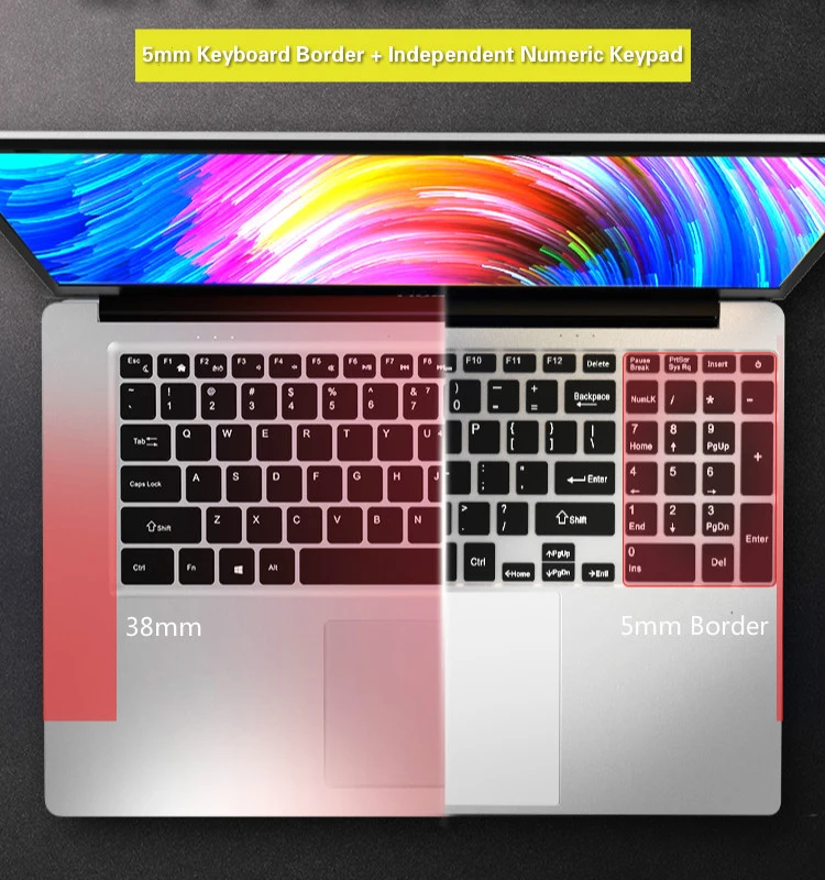 J3455 Intel Laptop 8G NVIDIA GeForce 940M 2G Discrete Graphics Quad-core Processor Ultra-thin Netbook Business Portable Notebook